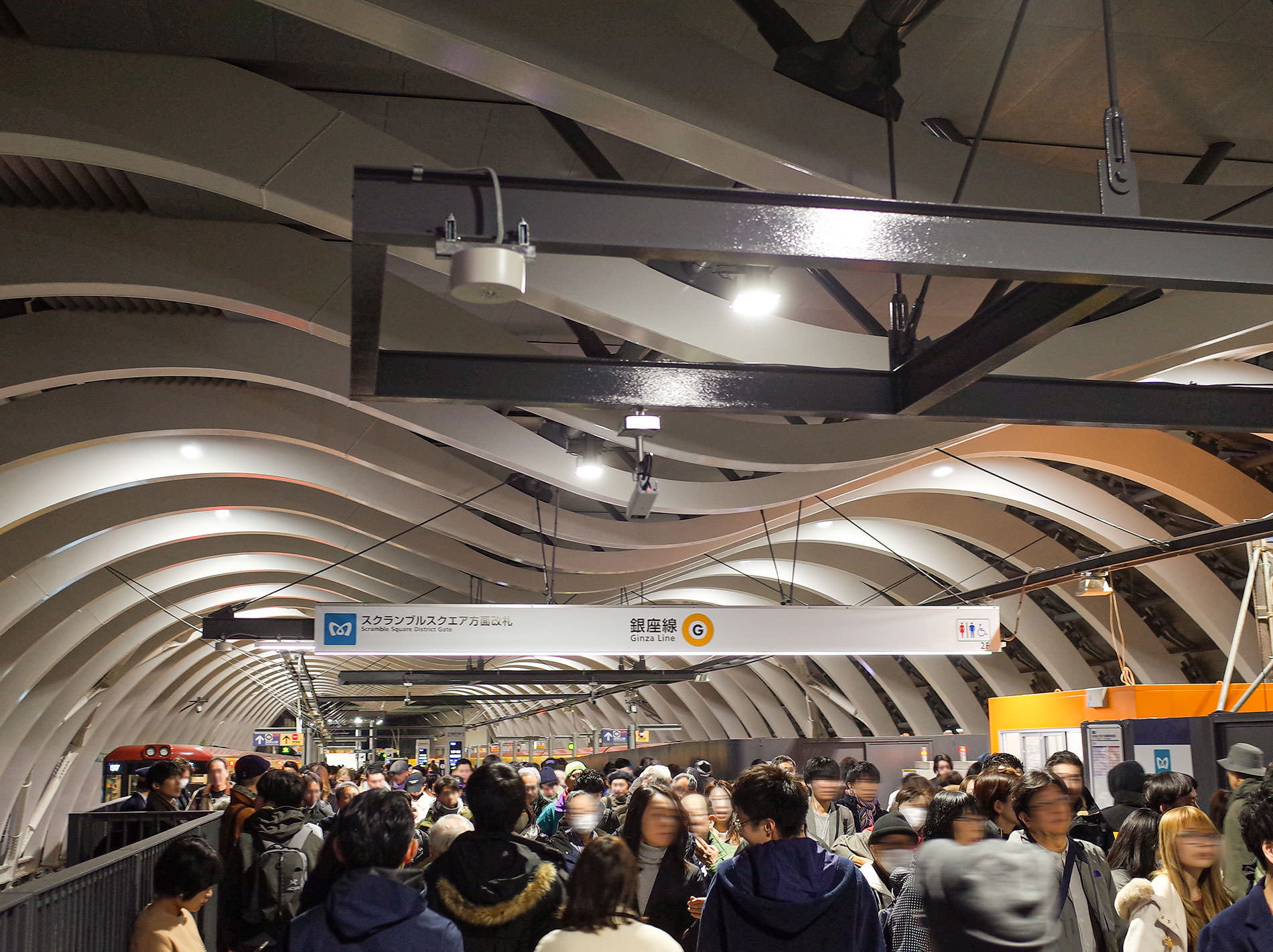 東京メトロ 銀座線 渋谷駅 / ホーム移設 / relocated_tokyo_metro_ginza_line_shibuya_station_2020