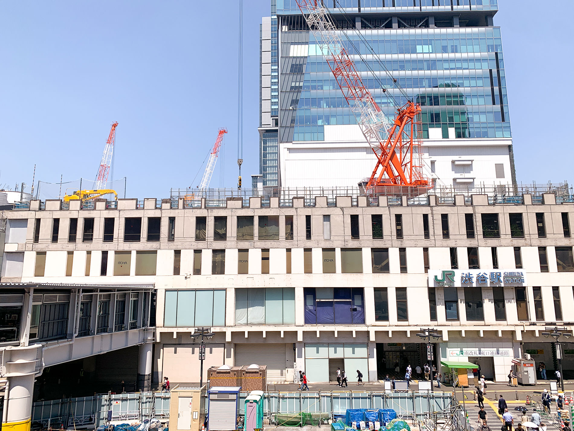 東急東横店解体 / 渋谷駅前再開発 / 2022年夏 // Demolition of Tokyu Toyoko Store / Redevelopment in front of Shibuya Station / Summer 2022